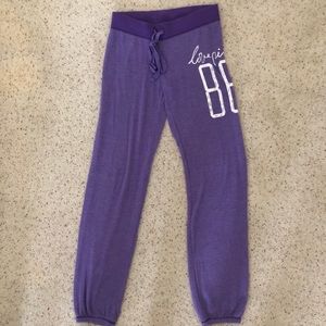 Soft Purple Sweatpants (Pink brand)